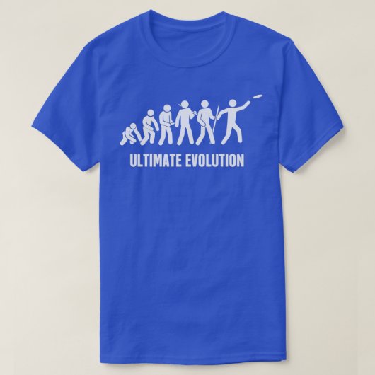 Ultieme evolutie van de risbee Classic TShirt (Design voorkant)