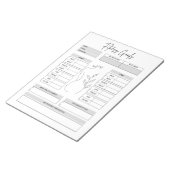 Ultieme Fitness Tracker Sjabloon Notitieblok (Schuin)