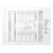 Ultieme Fitness Tracker Sjabloon Notitieblok (Voorkant)