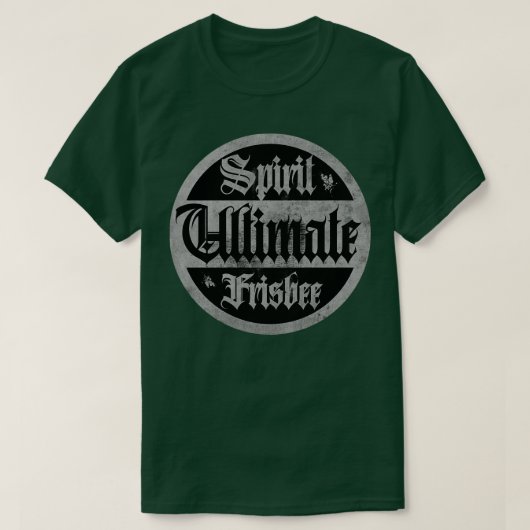 Ultieme frisbee geest BW T-shirt (Design voorkant)