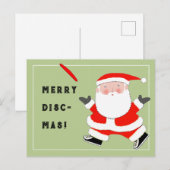 Ultieme frisbee kerst briefkaart (Voorkant / Achterkant)