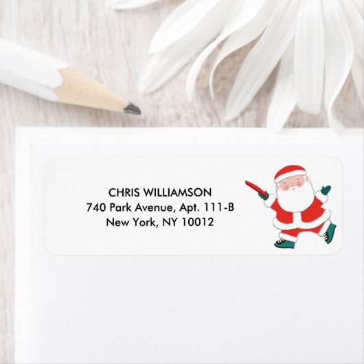 Ultieme frisbee kerst etiket (Insitu)