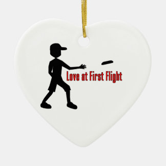 Ultieme Frisbee Love op First Flight Keramisch Ornament