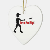 Ultieme Frisbee Love op First Flight Keramisch Ornament (Links)