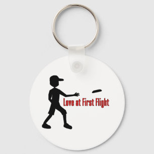 Ultieme Frisbee Love op First Flight Sleutelhanger