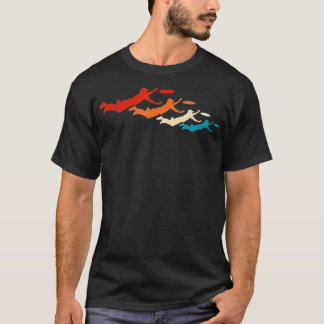 Ultieme Frisbee Player Flying Disk Retro T-shirt