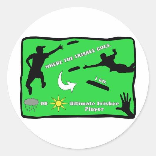 Ultieme Frisbee Stickers (Voorkant)