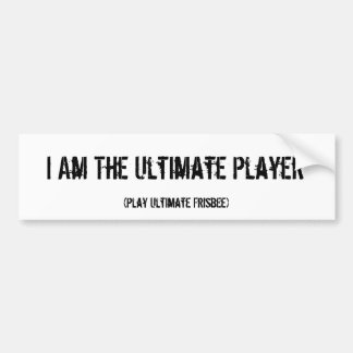 Ultieme Frisbee Ultimate Player Bumpersticker