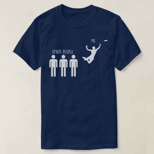 Ultieme frisbee voor mannen t-shirt (Design voorkant)