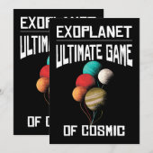 Ultieme game van kosmische exoplanet Planet Astron Kaart (Voorkant / Achterkant)