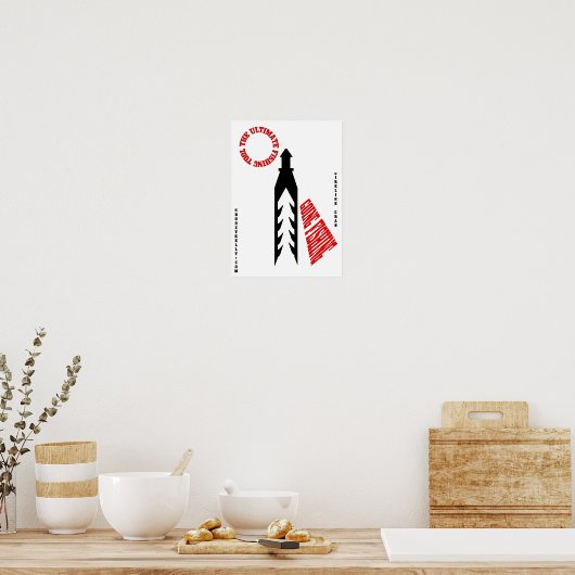 Ultieme Geviste tool, Slickline Tool, Olie Field A Poster (Keuken)