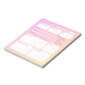 Ultieme Gezondheidsplanner Notitieblok (Linkerzijde)