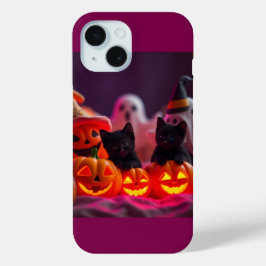 Ultieme Halloween iPhoneCase – Gekke pompoenen iPhone 15 Case