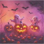 Ultieme Halloween-Sticker – Ghosts & Pumpkins Sticker (Voorkant)