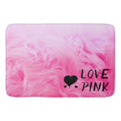 Ultieme hot-roze Fuzzy Faux Fur Badmat (Voorkant)