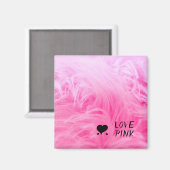 Ultieme hot-roze Fuzzy Faux Fur Magneet (Voorkant / Achterkant)