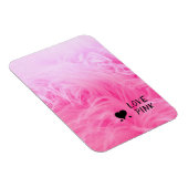Ultieme hot-roze Fuzzy Faux Fur Magneet (Rechterzijde)