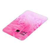Ultieme hot-roze Fuzzy Faux Fur Magneet (Linkerzijde)