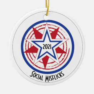 Ultieme kerstboomversiering voor gevirreesde kerst keramisch ornament
