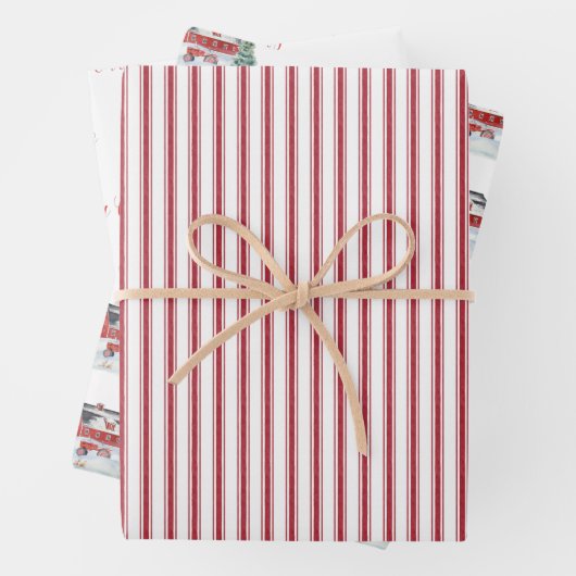 Ultieme kerstcadeaus voor Collectie met feestviere Inpakpapier Vel (In situ)