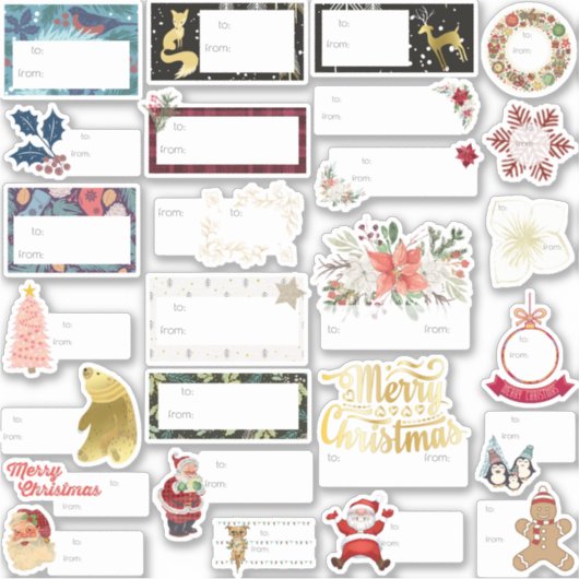 Ultieme kerstcadeautjes voor gevarieerdheid 26pc-s sticker (Voorkant)