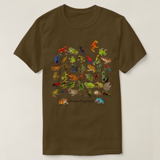 Ultieme kikkergids Funny Frog Lover Frog Eigenaar  T-shirt (Design voorkant)