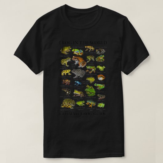 Ultieme kikkergids Funny Frog Lover Frog Eigenaar T-shirt (Design voorkant)