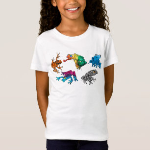 Ultieme Kikkergids - Zes Regenboog Kikkers T-shirt