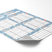 Ultieme maandelijkse budgetplanner Floral Poster (Hoek)