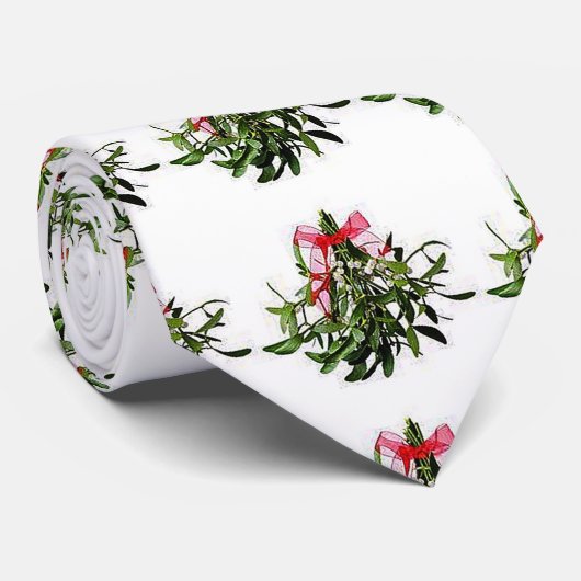 ULTIEME "MISTLETOE STROPDAS" STROPDAS (Opgerold)