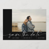 Ultieme | Modern Gray Forever Foto Silver Foil Save The Date (Voorkant)
