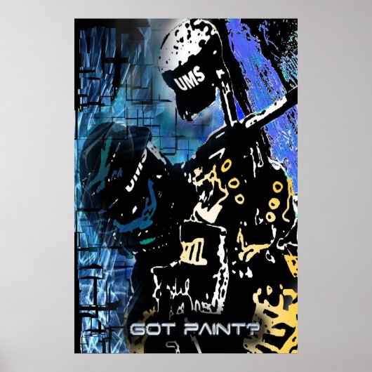 Ultieme overlevingspintball poster (Voorkant)