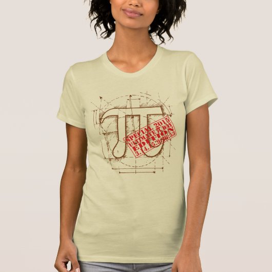 Ultieme Pi Day 2015 Special Edition T-shirt (Voorkant)