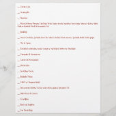 Ultieme reiscontrolelijst voor elke soort reis flyer (Achterkant)