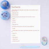 Ultieme reiscontrolelijst voor elke soort reis flyer (Enkel)