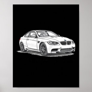 Ultieme rijmachine Euro E92 Poster
