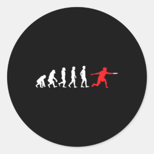 Ultieme schijf vliegende evolutie Friskee sporten Ronde Sticker