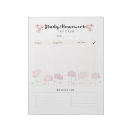 Ultieme sjabloon voor dagelijkse studieplanning notitieblok