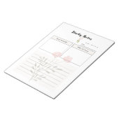 Ultieme sjabloon voor dagelijkse studieplanning notitieblok (Schuin)