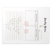 Ultieme sjabloon voor dagelijkse studieplanning notitieblok (Voorkant)