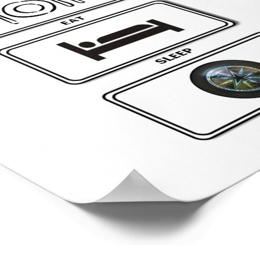 ultieme slaapstand poster (Hoek)