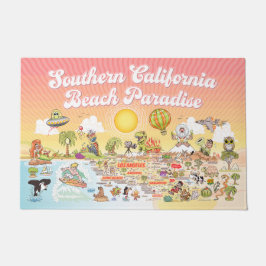 Ultieme sociale zonsondergang deurmat