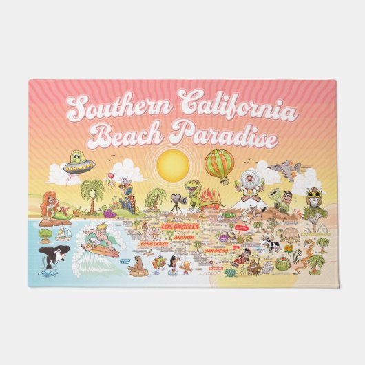 Ultieme sociale zonsondergang deurmat (Voorkant)