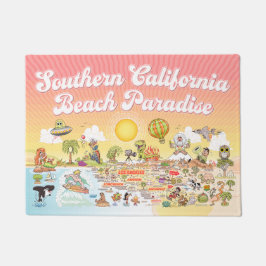 Ultieme sociale zonsondergang deurmat