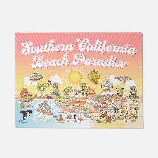 Ultieme sociale zonsondergang deurmat (Voorkant)