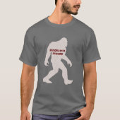 Ultieme Sterke en Grappige Vibes, Bigfoot Sasquatc T-shirt (Voorkant)