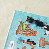 Ultieme stranddeken in Zuid-Californië Strandlaken (In situ)