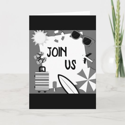 * * * ULTIEME SUMMER CELEBRATIE * * INVITATIE (Voorkant)