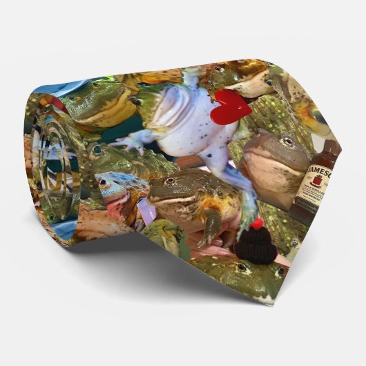 ultieme Tsjaad kikker stropdas (Opgerold)