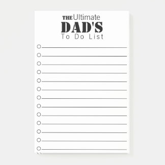 Ultieme vader om lijst te maken post-it® notes